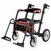Rolstoel en Rollator 2 in 1 Rolstoel en Rollator 2 in 1