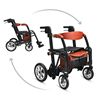 Rolstoel en Rollator 2 in 1 Rolstoel en Rollator 2 in 1