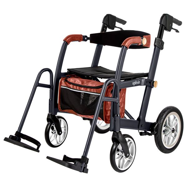 Rolstoel en Rollator 2 in 1 Rolstoel en Rollator 2 in 1